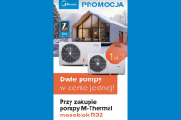 Druga pompa ciepła za 1 zł - promocja Midea M-Thermal zmienia zasady gry w ogrzewaniu domu