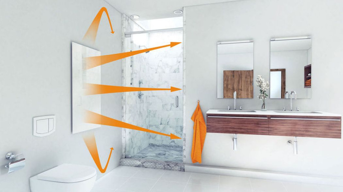 Elektryczny grzejnik w łazience - dlaczego warto wybrać promiennik podczerwieni?