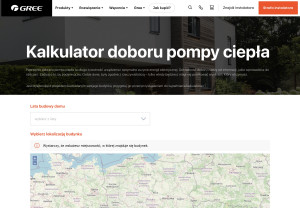 Konfigurator "Doboru pompy ciepła"