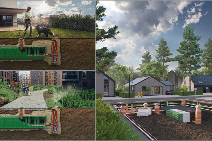 Przemyślane korzystanie z deszczówki - rozsączanie, podlewanie ogrodu, spłukiwanie toalet