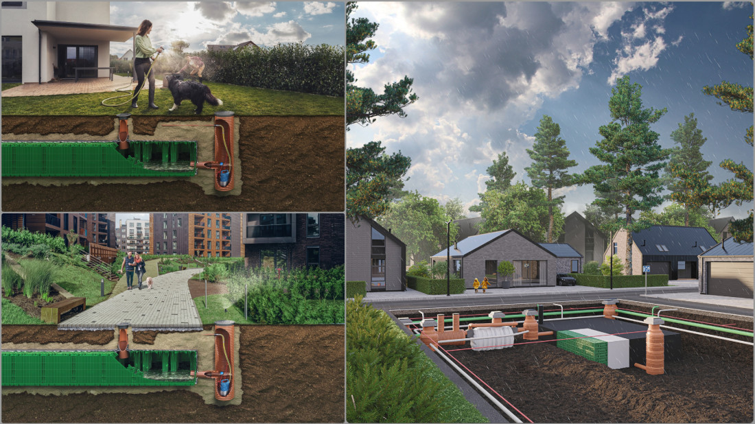 Przemyślane korzystanie z deszczówki - rozsączanie, podlewanie ogrodu, spłukiwanie toalet