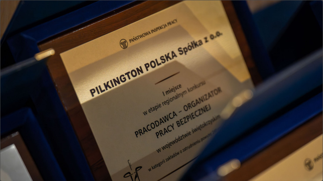 Pilkington Polska wygrywa konkurs „Pracodawca – organizator pracy bezpiecznej” 2024