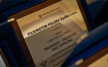 Pilkington Polska wygrywa konkurs „Pracodawca – organizator pracy bezpiecznej” 2024