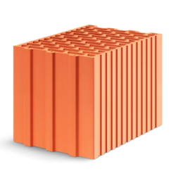 Pustak ceramiczny TERMOTON® P+W 25 S / ścienne szlifowane