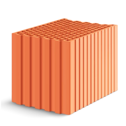 Pustak ceramiczny TERMOTON® P+W 25 Diament S / ścienne szlifowane