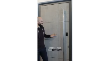 Aluminiowe drzwi panelowe aluplast ONE 75: Przyszłość wejścia do Twojego domu