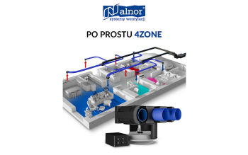 4ZONE Alnor - inteligentne strefowanie wentylacji w nowoczesnych domach