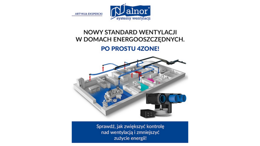 4ZONE: nowy standard wentylacji w domach energooszczędnych. Większa kontrola, mniejsze zużycie energii