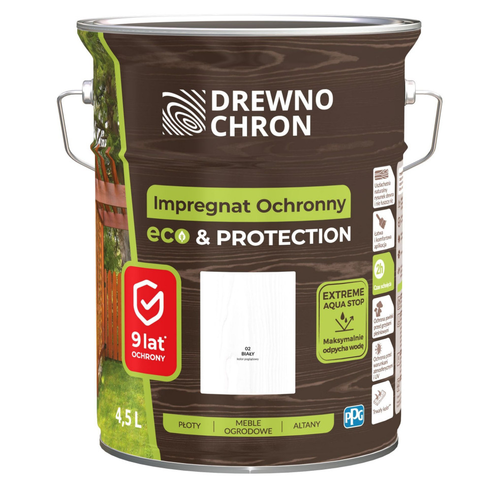 Drewnochron Impregnat Eco&Protection BIAŁY