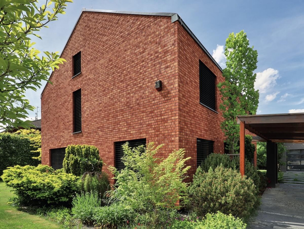 klinkier ściana trójwarstwowa