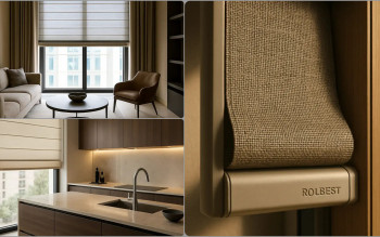 Światło w apartamencie premium - żaluzje fasadowe, shuttersy i drewniane ROLBEST