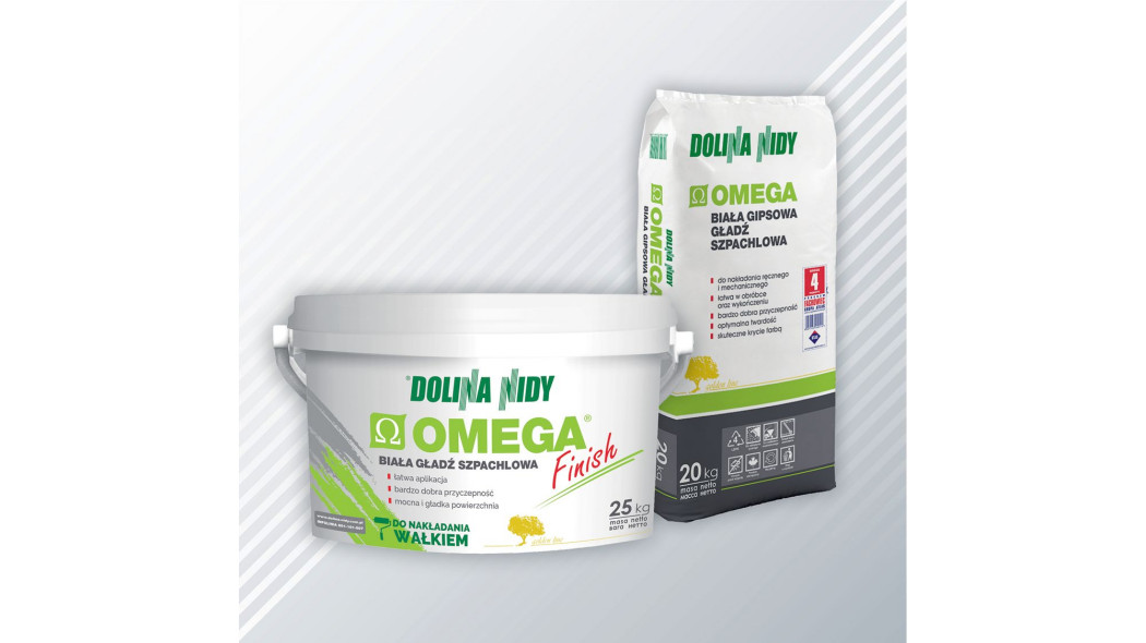 Gładź w proszku czy gotowa masa? OMEGA i OMEGA FINISH