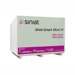 Małoformatowa płyta gipsowo-kartonowa Siniat Smart Mini H 12,5 x 600 x 1200