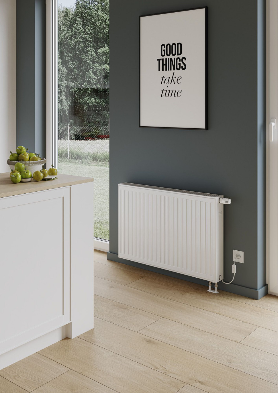 Grzejnik niskotemperaturowy dedykowany instalacjom niskotemperaturowym - Ulow-E