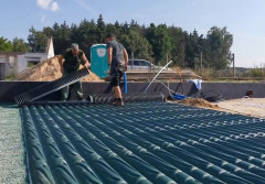 Montaż GWC Geostrong w fundamencie w parze z rekuperatorem - relacja filmowa z placu budowy