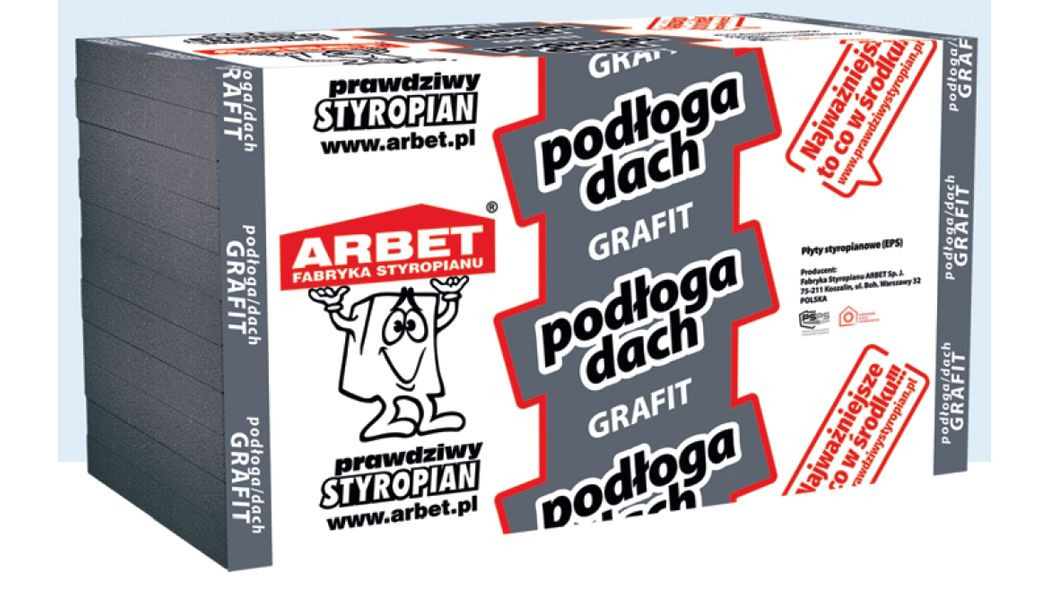 Płyty styropianowe PODŁOGA/DACH GRAFIT - specjalistyczny materiał termoizolacyjny