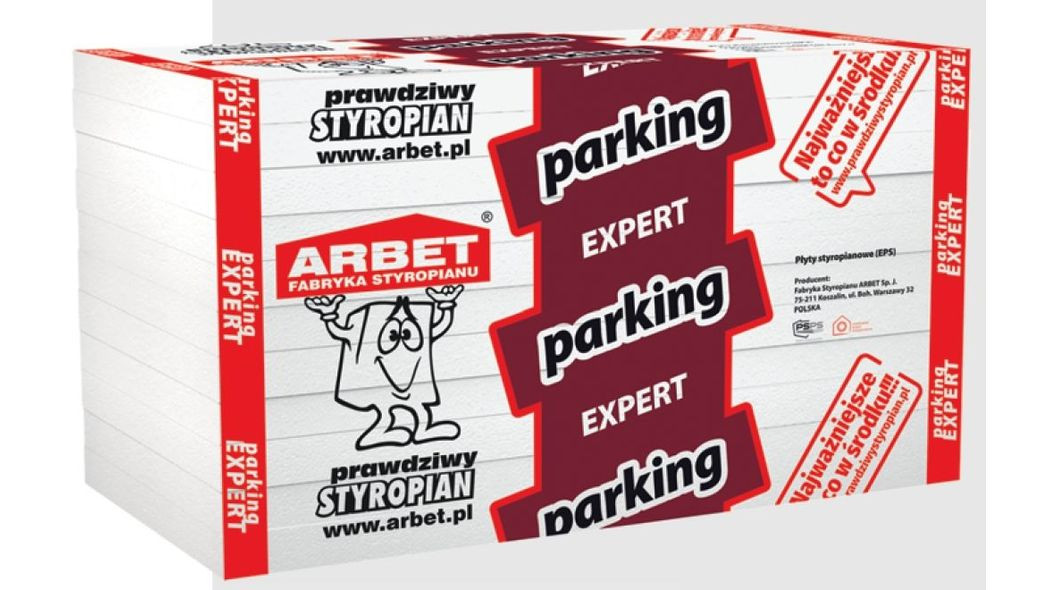 Płyty styropianowe PARKING EXPERT - wyrób do zadań specjalnych