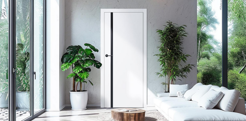 Drzwi wewnętrzne BALDUR 1, w kolorze białym