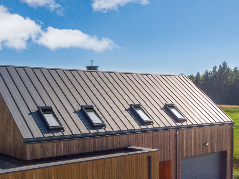 blachodachówka łączona na rąbek