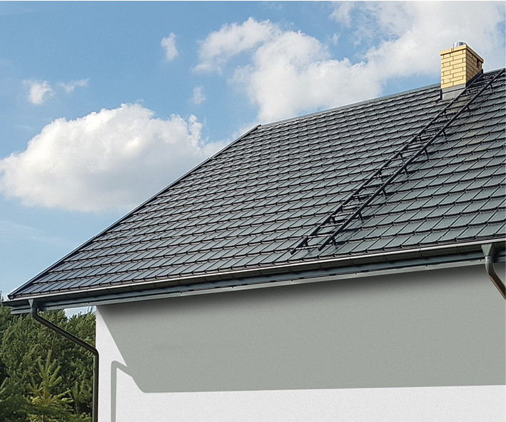 blachodachówka dom nowoczesny