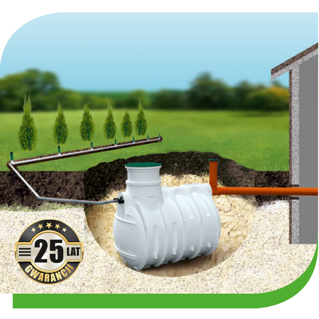 Oczyszczalnia ścieków w ziemi