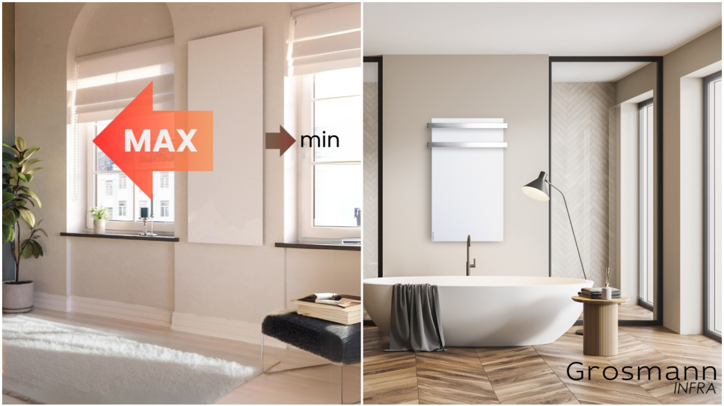 Nowoczesne ogrzewanie na podczerwień - Grosmann Infra ISP PRO i BASIC