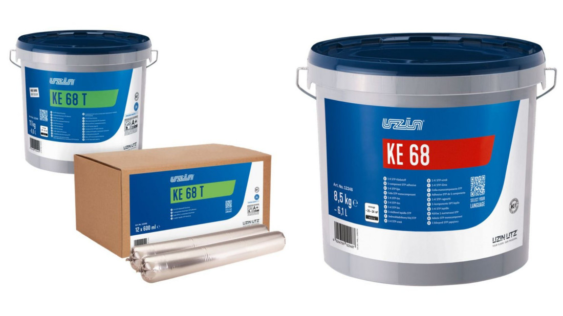 Kleje UZIN KE 68 oraz KE 68 T - montaż na podłogach i ścianach bez ryzyka spływania