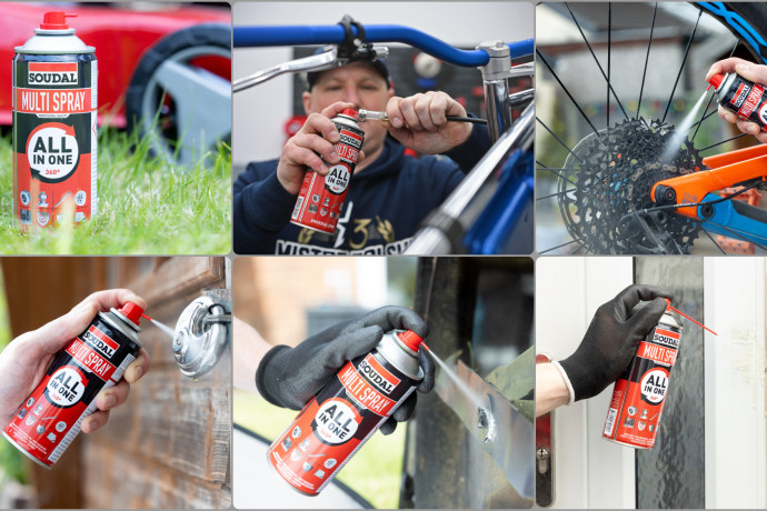 Multi Spray Soudal – jeden aerozol do smarowania, odblokowywania i ochrony przed korozją