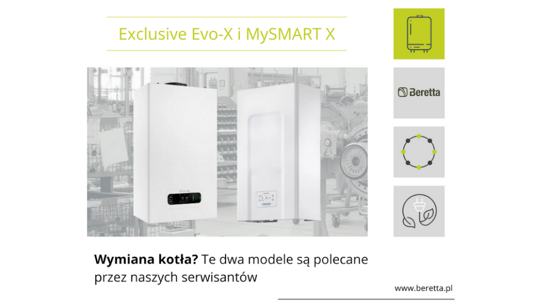 Stary kocioł do wymiany? Nowoczesny kocioł kondensacyjny MySMART X od marki Beretta ułatwi modernizację ogrzewania!