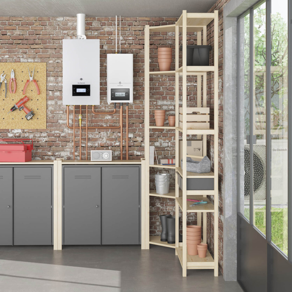 kocioł i pompa ciepła w domu