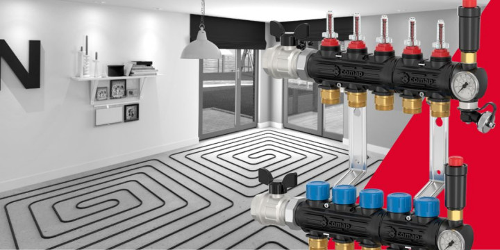 Jak dobrać rozdzielacz modułowy do liczby obiegów w ogrzewaniu podłogowym?