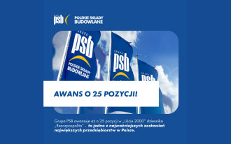 Grupa PSB pnie się w rankingu "Rzeczpospolitej". Imponujący awans w zestawieniu "Lista 2000"