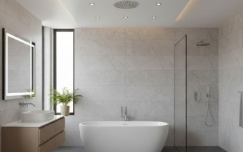 Sufit podwieszany w łazience - więcej światła bez utraty przestrzeni