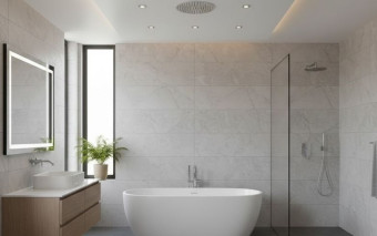 Sufit podwieszany w łazience - więcej światła bez utraty przestrzeni