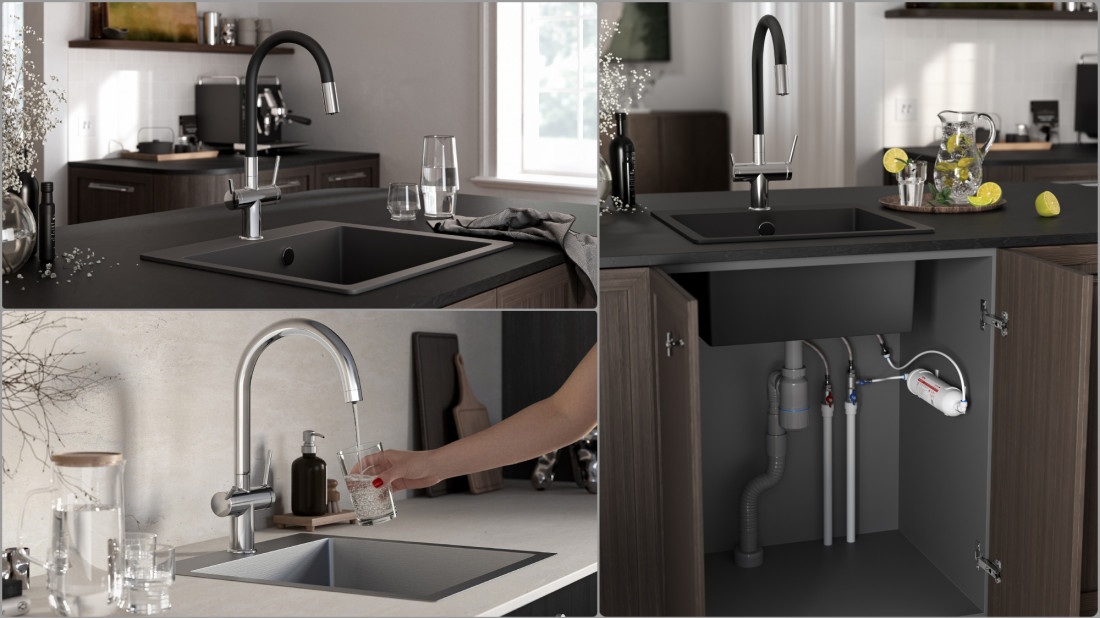 Bateria zlewozmywakowa FILTRATA od FERRO - idealna do wody filtrowanej