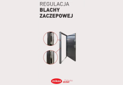 Regulacja blachy zaczepowej w drzwiach Otium by Mikea