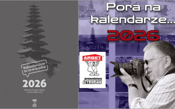 Kalendarz ARBET 2026. Czarno-biały świat w autorskim projekcie Grzegorza Funke