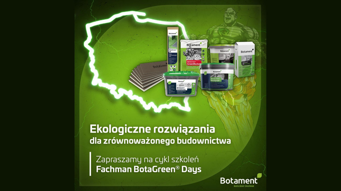 Fachman BOTAGREEN® DAYS 2026 - nowoczesne szkolenia dla glazurników