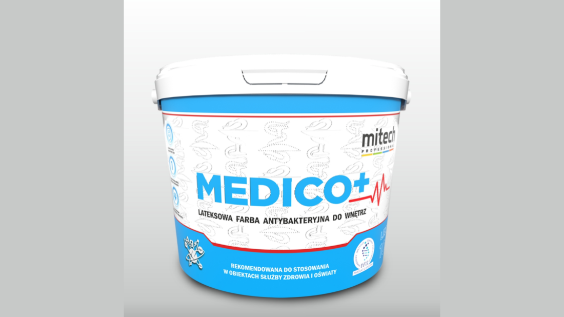 Nowoczesna ochrona ścian: Antybakteryjna farba lateksowa MITECH MEDICO+
