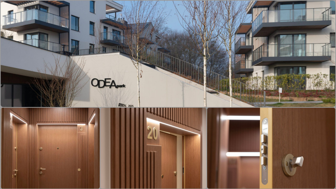 ODEA Park: drzwi ENTRA GRADARA i zabudowy w częściach wspólnych
