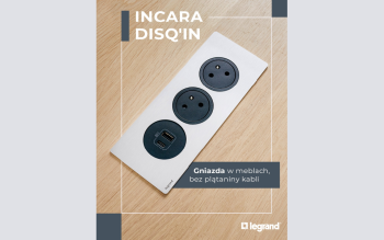 Incara Disq’In: Rewolucja w zasilaniu meblowym dla nowoczesnych przestrzeni biurowych