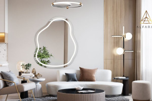 Lustra nieregularne - jak wykorzystać nietypowe kształty luster w aranżacji wnętrz?