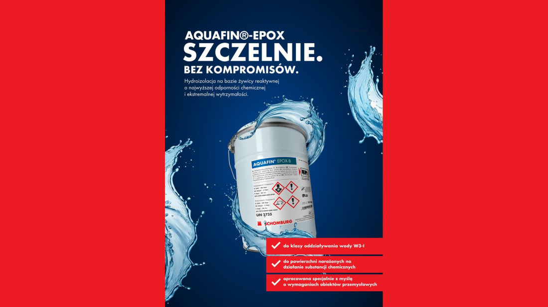 AQUAFIN-EPOX-B. Profesjonalna hydroizolacja posadzek tam, gdzie destrukcyjnie działa woda i chemia