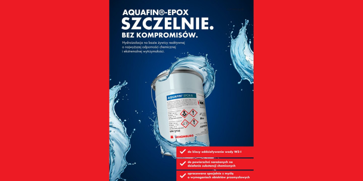 AQUAFIN-EPOX-B. Profesjonalna hydroizolacja posadzek tam, gdzie destrukcyjnie działa woda i chemia