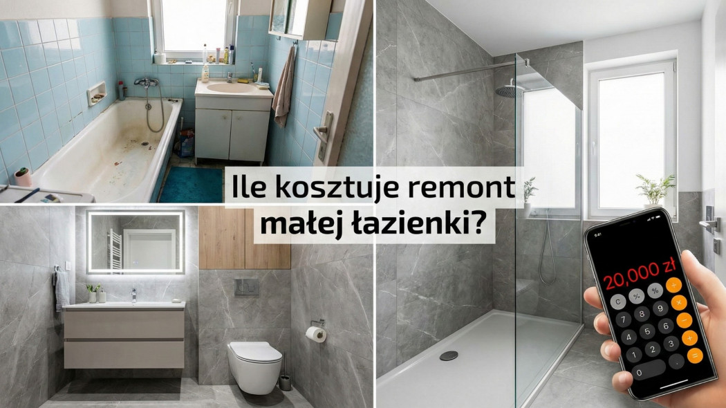 Ile kosztuje remont małej łazienki w 2026 r. - ceny materiałów i robocizny