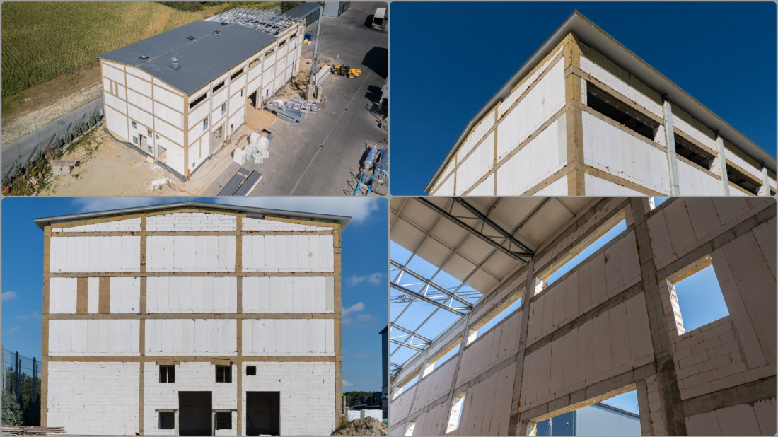 Kotłownia technologiczna dla Agro-Top w Gręzówce: ściany z paneli Ytong skróciły budowę o 2-3 tygodnie