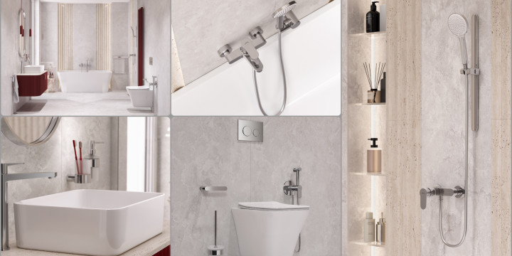 Chrom w łazience: uniwersalny połysk armatury, który porządkuje wnętrze i nie wychodzi z mody