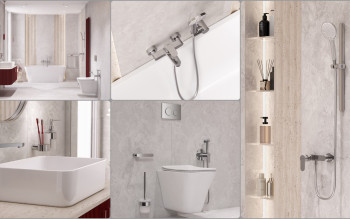 Chrom w łazience: uniwersalny połysk armatury, który porządkuje wnętrze i nie wychodzi z mody
