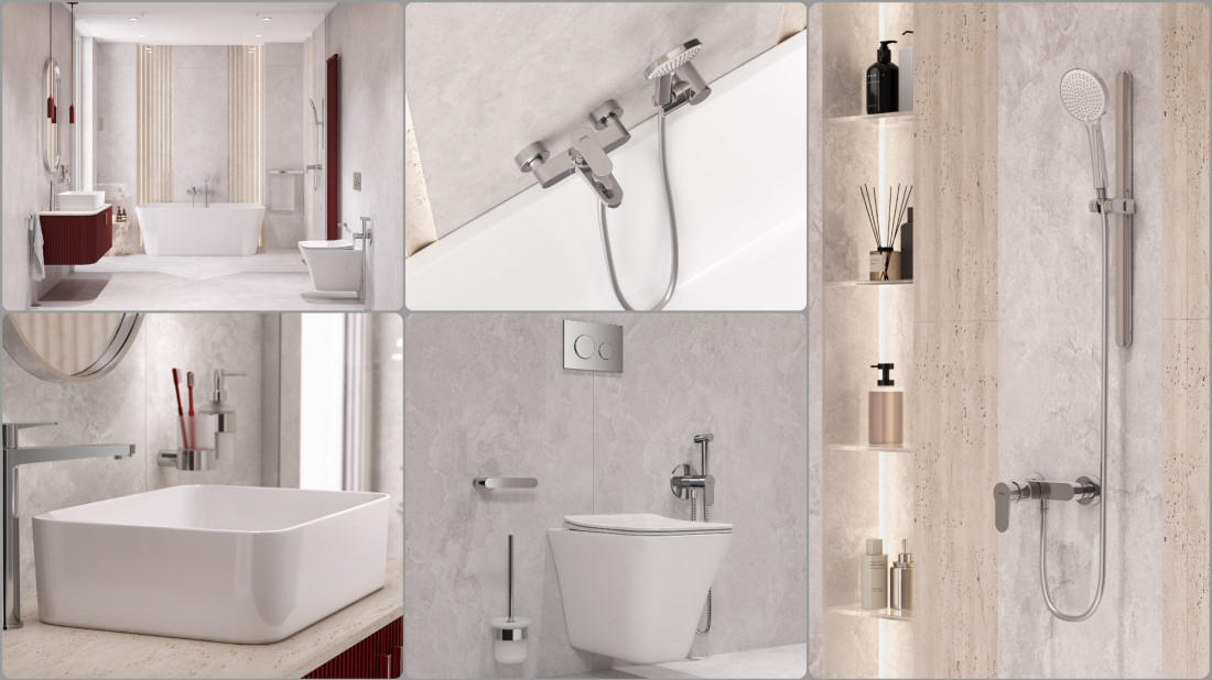 Chrom w łazience: uniwersalny połysk armatury, który porządkuje wnętrze i nie wychodzi z mody