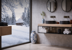 Przytulna łazienka zimą z Bernstein: Rabaty, które robią różnicę